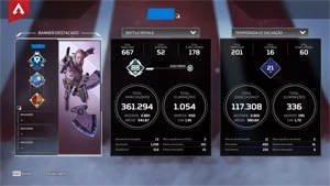 Conta com Herança da Wraith PC - Apex Legends