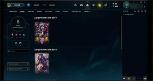 Conta LoL 2016 - Unranked - Skins vitoriosas e MMR Alto - League of Legends