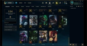 Conta LoL 2016 - Unranked - Skins vitoriosas e MMR Alto - League of Legends