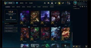 Conta LoL 2016 - Unranked - Skins vitoriosas e MMR Alto - League of Legends