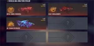 CONTA DE FREE FIRE COM 2 ANGELICAL -  467 CAMISAS - 3 EVOLUT