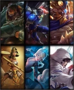 Conta PLATINA 3, 32 CHAMPS, 7 SKINS, BORDA PLATINA, MMR BOM - League of Legends LOL