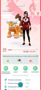 Conta Pokémon GO Nível 36 | 325 Pokémon | Shiny Landorus