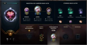 CONTA LEAGUE OF LEGENDS + VALORANT 547 SKINS NO LOL