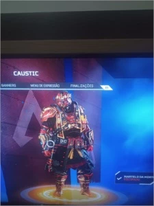 Conta com herança Caustic - Apex Legends