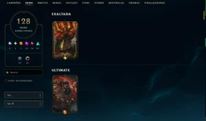Conta Mordekaiser Sahn Uzal + Udyr Guardião(128 Skins Total) - League of Legends LOL