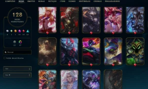 Conta Mordekaiser Sahn Uzal + Udyr Guardião(128 Skins Total) - League of Legends LOL