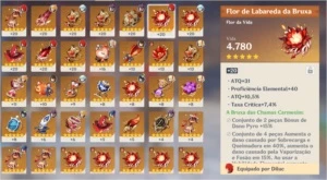 CONTA SERVER NA AR52 COM DILUC + 5, 5 ESTRELAS - Genshin Impact