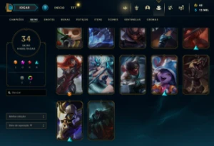 Conta upada a mão - League of Legends LOL