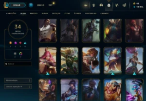 Conta upada a mão - League of Legends LOL