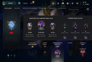 Conta upada a mão - League of Legends LOL