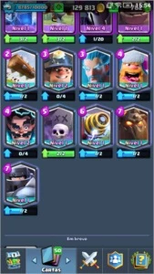 Conta Clash lvl 9 Super Baús 3330cup - Clash Royale