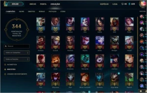 Conta League of Legends Gold III LOL