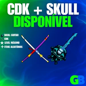 👊⚔️🎸 God Human + Cdk + Skull Guitar + Level Máximo