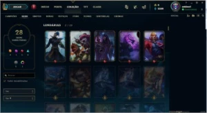 Conta LOL Platina 4 - League of Legends