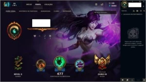 Conta League of Legends. LOL