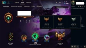 Conta League of Legends. LOL