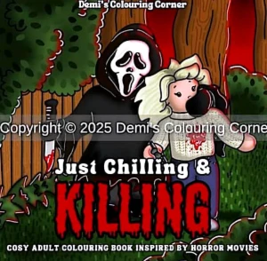 Livro de colorir Terror com 16 livros - eBooks