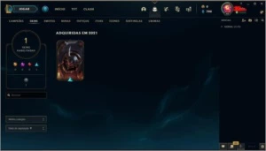 CONTA SMURF PLATINA 1 - League of Legends LOL