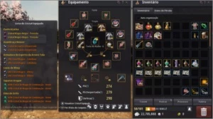 BDO STRIKER 62 - 279 AP - FULL TET - EMAIL OK! ITENS PW2 - Black Desert