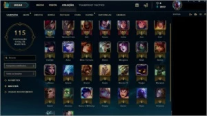 Conta League of Legends, D4 Smurf 9 skins, 30 Champs. LOL