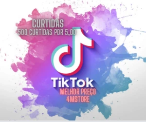 Tiktok 500 Curtidas Por 5,00!! - Redes Sociais