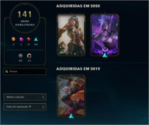 Conta League of Legends Bronze LOL