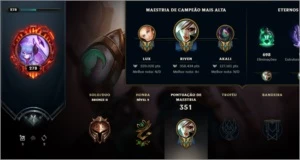Conta League of Legends Bronze LOL