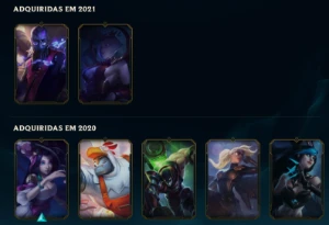 Conta de lol level 166 com 30 skins - League of Legends