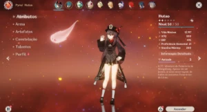 Ar 28 C/Hutao+Qiqi+Bis Dehya+Diluc - Genshin Impact
