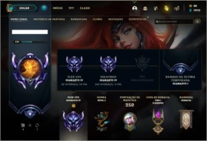 Conta Diamante 4 com RYZE TRIUNFANTE - League of Legends LOL