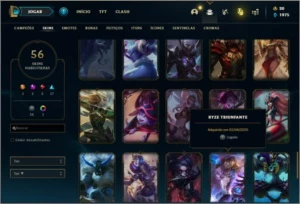 Conta Diamante 4 com RYZE TRIUNFANTE - League of Legends LOL