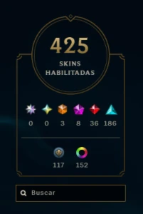 Conta League of Legends lol, Conta de 2013