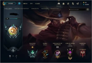 vendo conta platina - League of Legends LOL