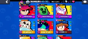 🔥 Conta De Brawl Stars À Venda – 63 Brawlers, Skin Raras