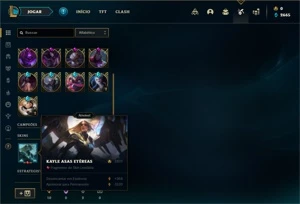 Conta prata 4 com TODOS os champs e 143 Skins - League of Legends LOL