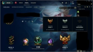 Conta Prata IV lvl 35 C/Riven Camp 2016 - League of Legends LOL