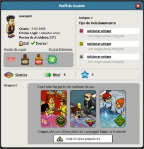 CONTA HABBO 2008 (Personagens de 2009, 2011 e 2012)