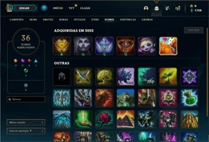 Conta ouro 4 com 35 Champs e 2 Skins + 8 Fragmentos - League of Legends LOL