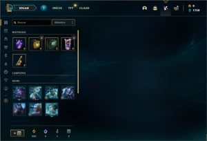Conta ouro 4 com 35 Champs e 2 Skins + 8 Fragmentos - League of Legends LOL