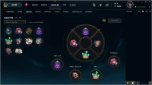 Conta platina 4 - League of Legends LOL