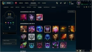 Conta platina 4 - League of Legends LOL
