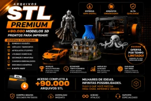 🔥 Arquivos Stl Premium Para Impressão 3D🔥 - Impressão 3D e STL