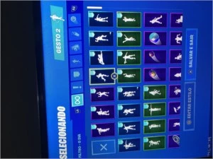 Conta fortnite session 2 com cavaleiro negro.