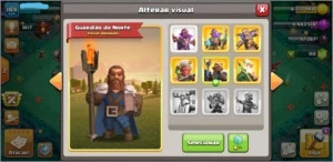 CONTA CLASH OF CLANS CV13 VÁRIAS SKINS