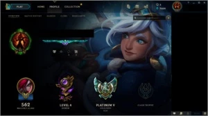 Conta Plat 5 | Flex Ouro 4 com muitas skins - League of Legends LOL
