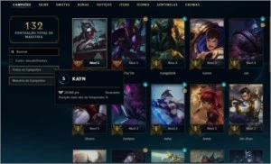 Conta Lol Ouro 3, ótimas skins! - League of Legends