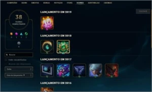Conta Lol Ouro 3, ótimas skins! - League of Legends