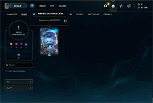 Conta ouro 1 com 21 Champs e 1 Skins + 6 Fragmentos - League of Legends LOL