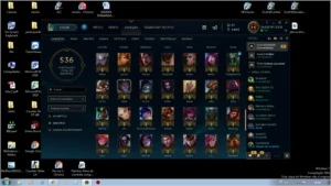conta lol com bastante skin, barata, com todos os champs - League of Legends